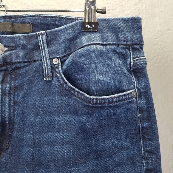 Joe's Jeans Women's Sz 30 The Icon Mid Rise Bootcut Marlana Dark Blue Wash Denim - Picture 6 of 16